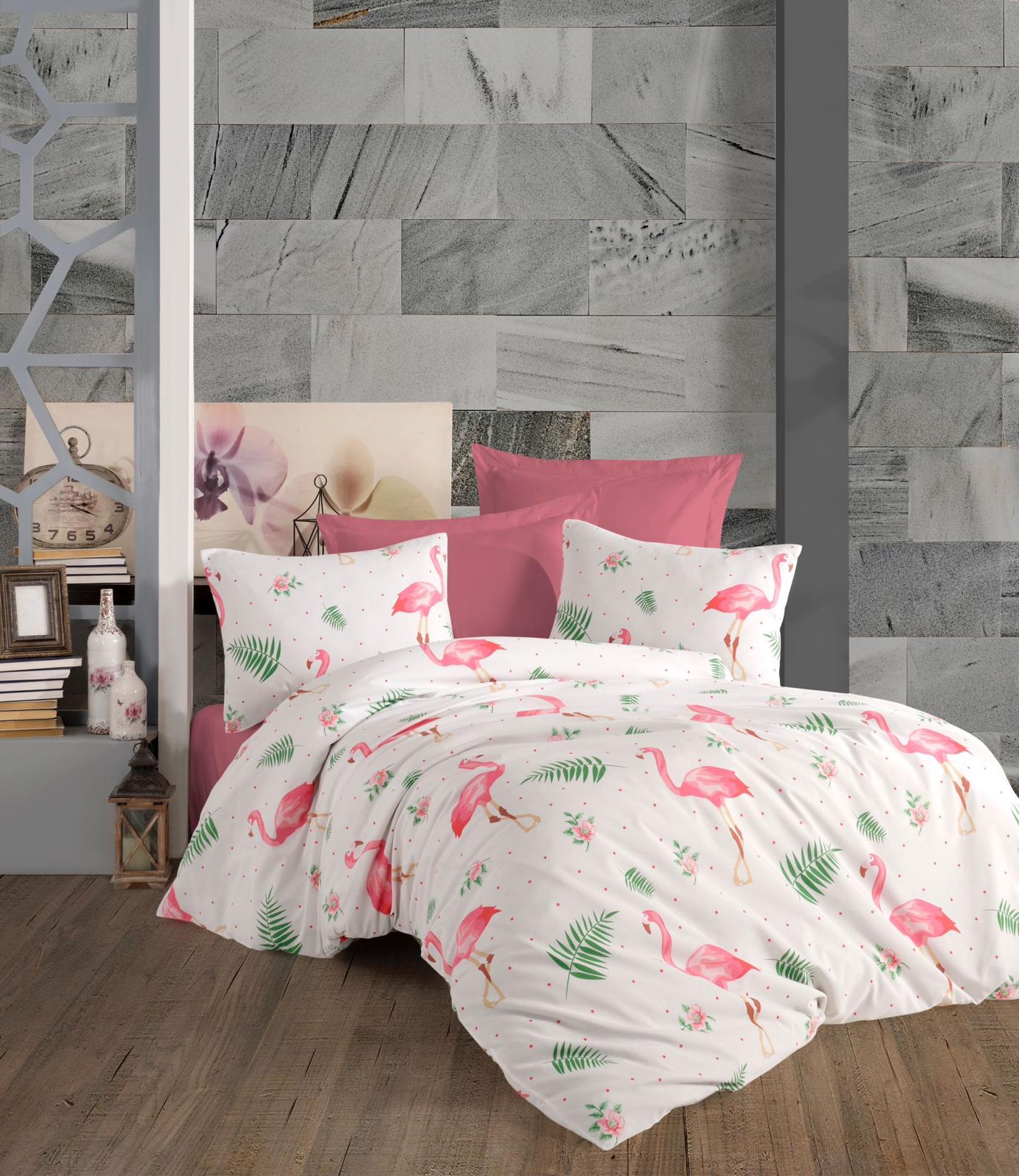 Flamingo Bahçesi Nevresim Takımı